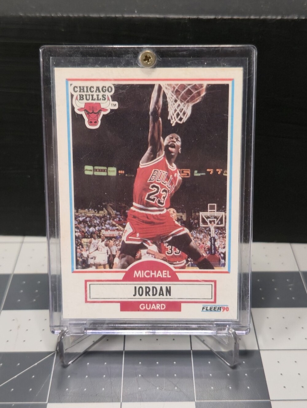 Fleer 1990 Michael Jordan Basketball Card